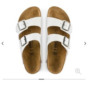 White Arizona Birkenstock